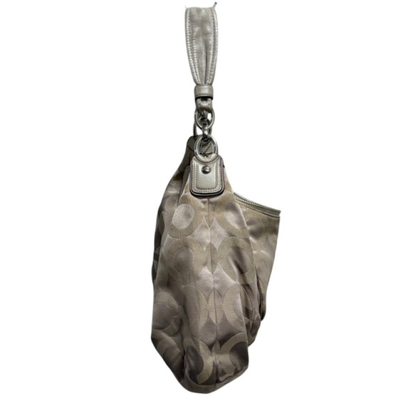 Coach Kristin Signature Op Art Sateen Hobo Shoulder Bag Y2K Aesthetic - Picture 6 of 16